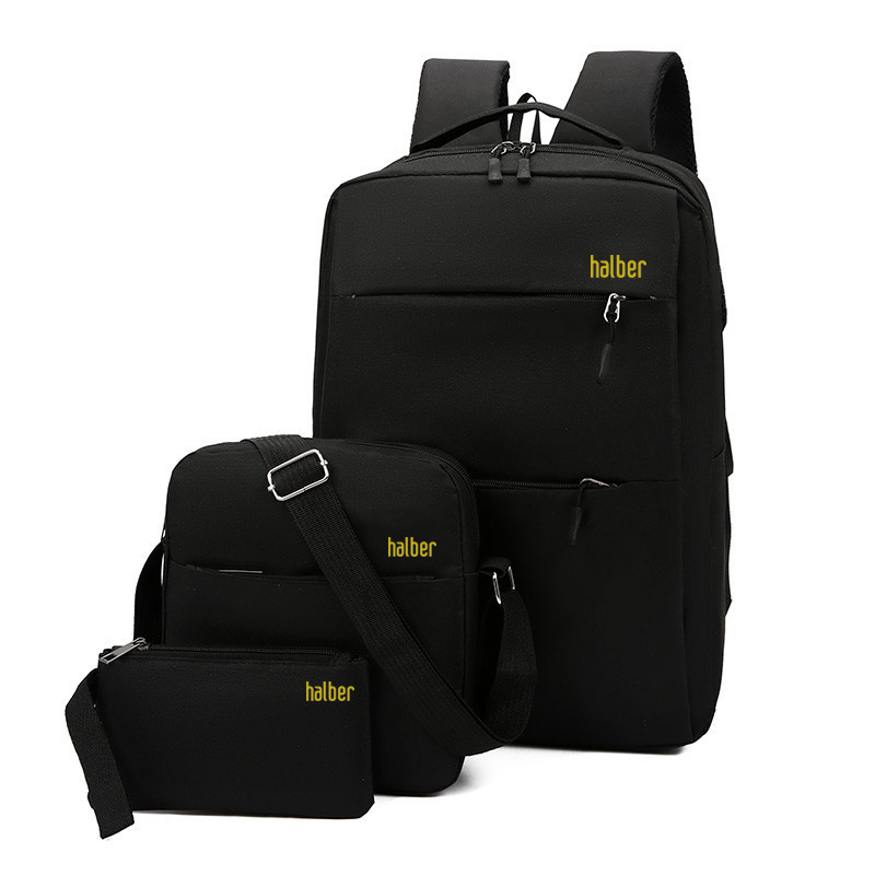 Set rucsac laptop, geanta, si portofel halber trinity rs03, 15.6